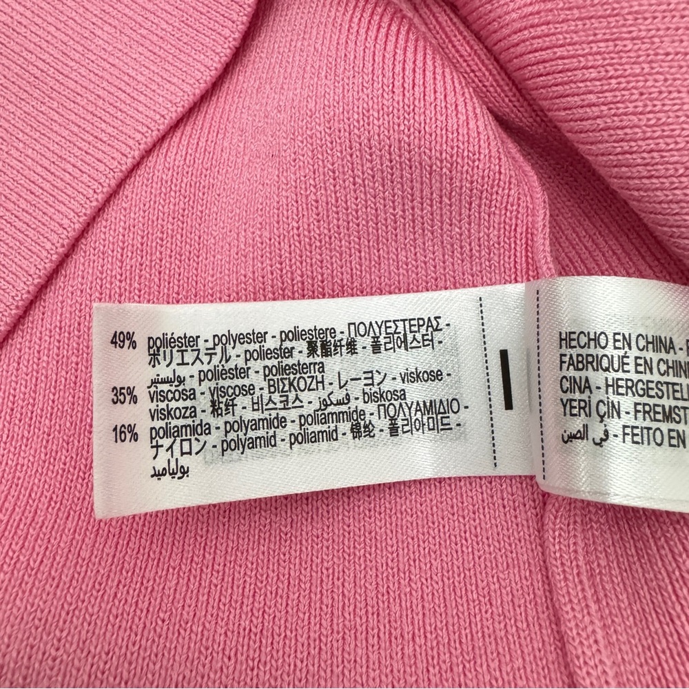 NWT Zara Women’s Size S US Pink Polyester Gold-Button Casual Vest - Picture 5 of 9